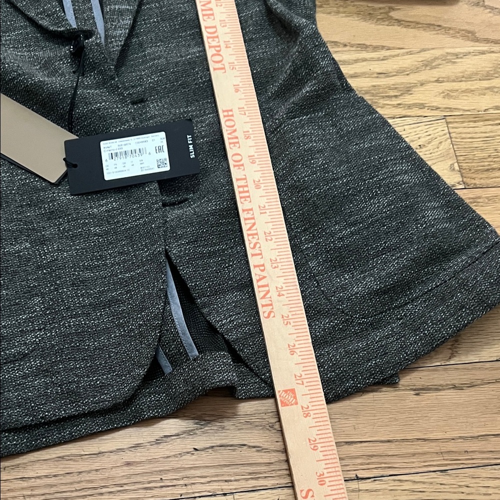 NWT Boss Hugo Boss Italian soft construction jersey slim fit sports coat sz 38 R - Picture 11 of 15